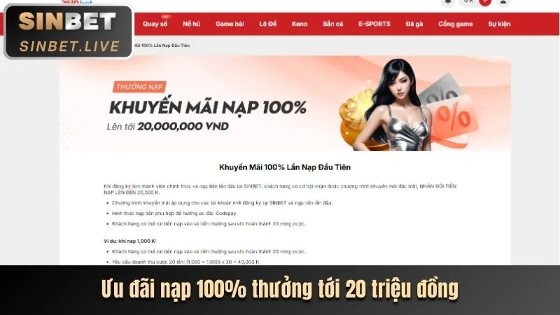 Ưu đãi nạp tiền hàng ngày Vibet88